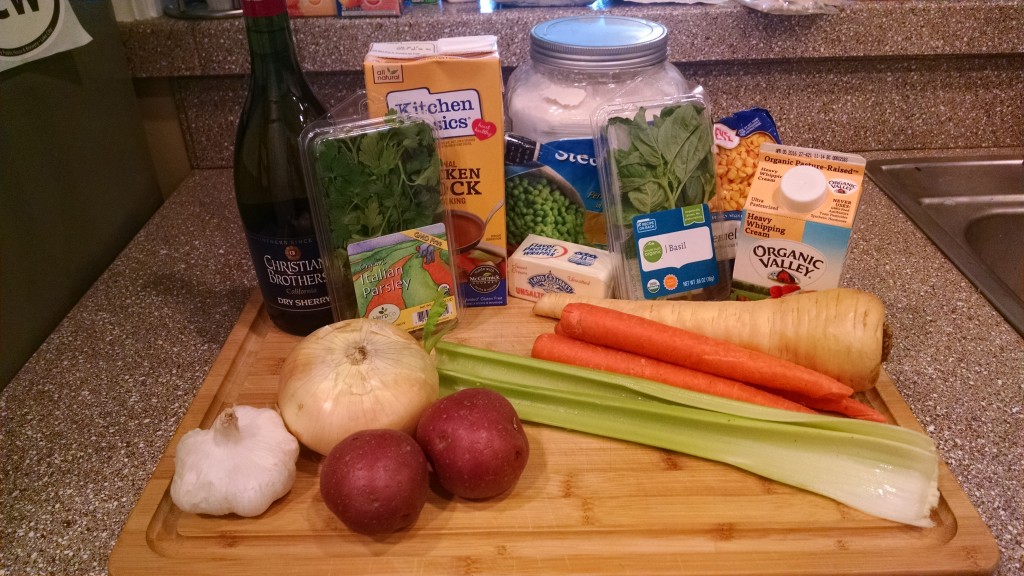 Chicken Pot Pie Ingredients