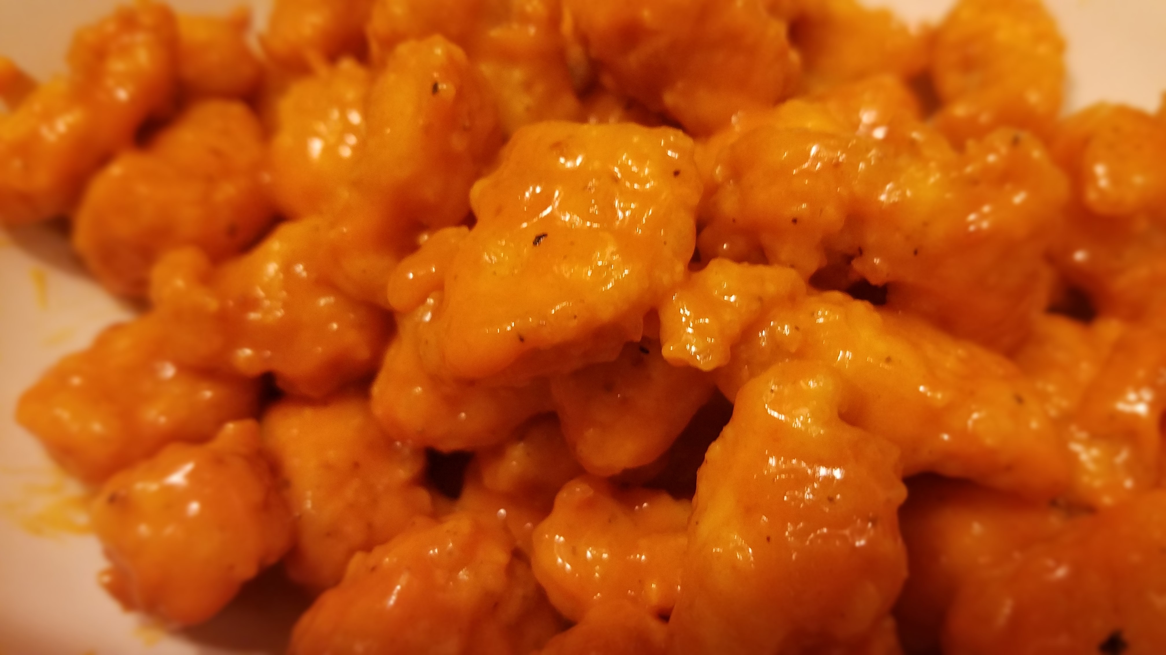 Buffalo Popcorn Chicken